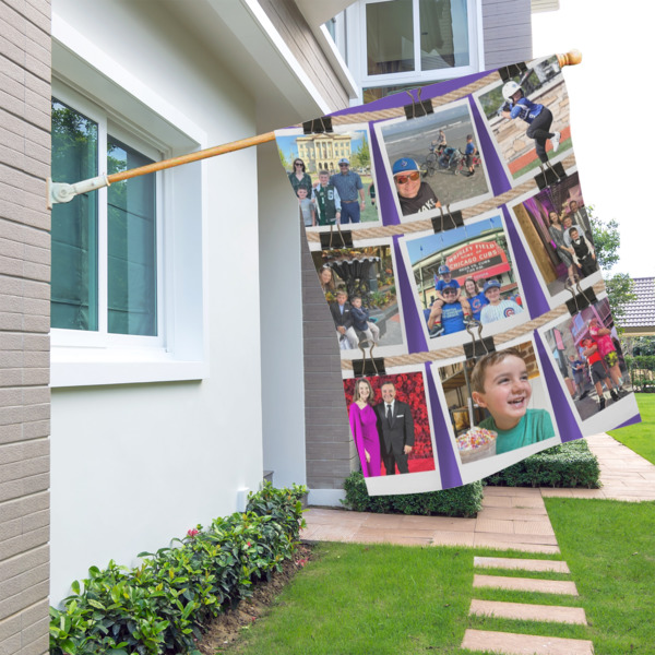 Custom Design - House Flags - Double Sided - LIFESTYLE