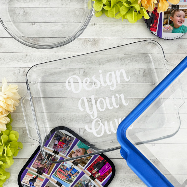 Custom Design - Glass Baking Dish - 13"x9" - Lifestyle