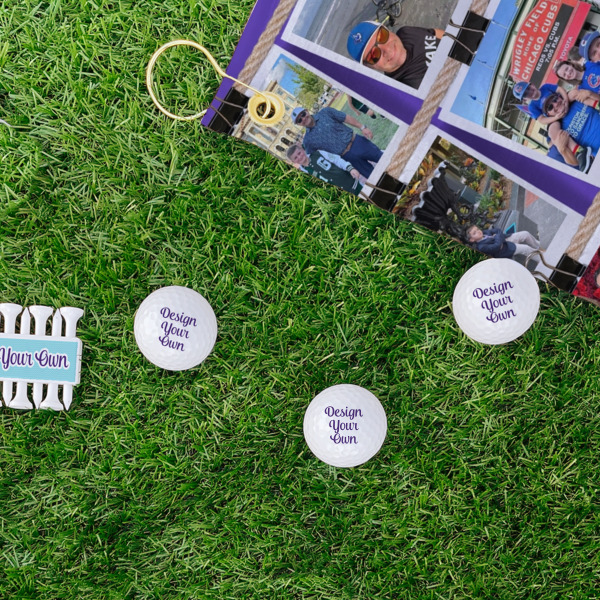 Custom Design - Golf Balls - Generic - Set of 3 - LIFESTYLE