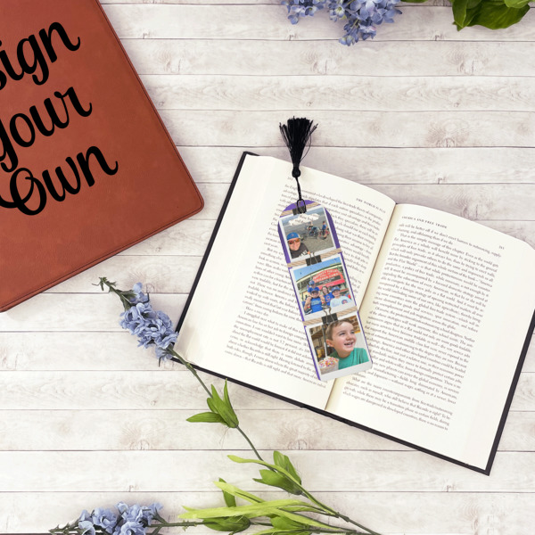 Custom Design - Plastic Bookmarks - In Context