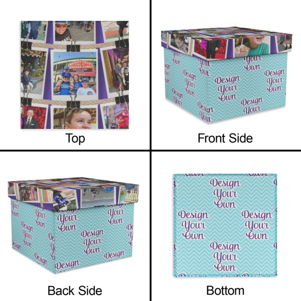 Custom Design - Gift Boxes with Lid - Canvas Wrapped - Small - Approval