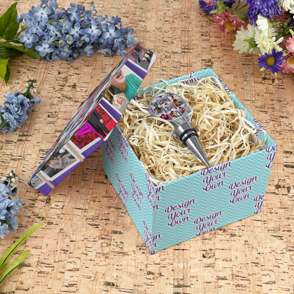 Custom Design - Gift Boxes with Lid - Canvas Wrapped - Medium - In Context