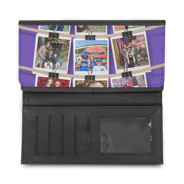 Custom Design - Ladies Wallet - Half Way Open