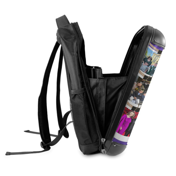 Custom Design - 18" Hard Shell Backpacks - SIDE OPEN