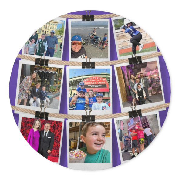 Custom Design Your Own Round Indoor Area Rug - 5' - 60"