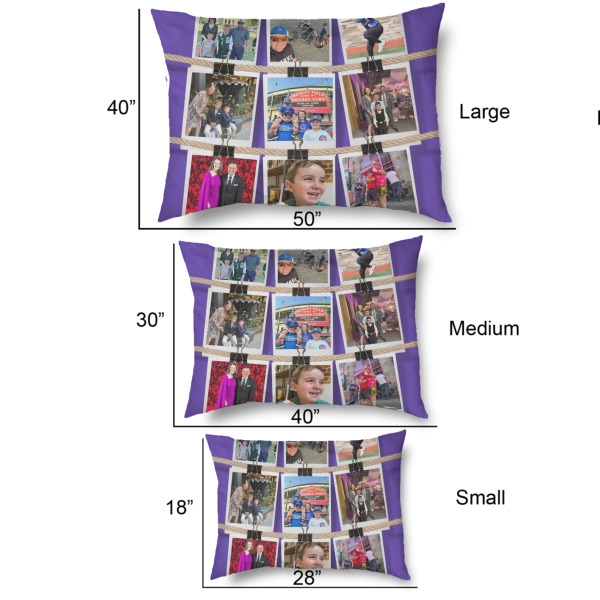 Custom Design - Outdoor Dog Beds - SIZE CHART