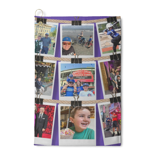Custom Design Your Own Waffle Weave Golf Towel