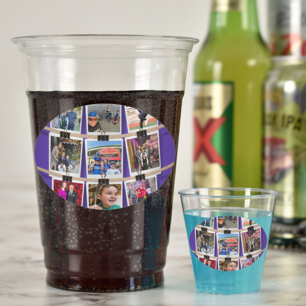 Custom Design - Plastic Shot Glasses - In Context