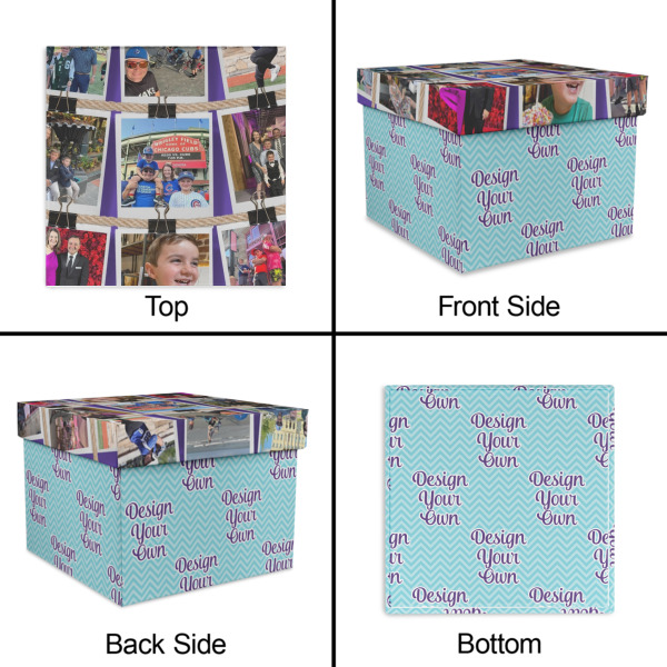 Custom Design - Gift Boxes with Lid - Canvas Wrapped - XX-Large - Approval