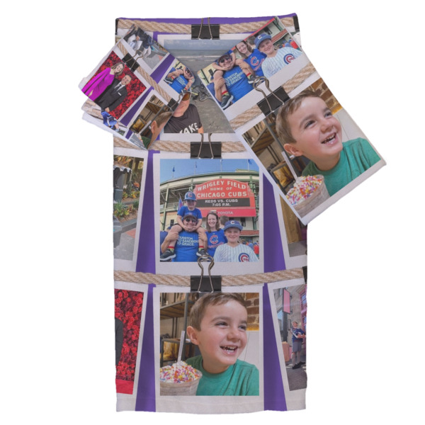 Custom Design Your Own Bath Towel Set - 3 Pcs