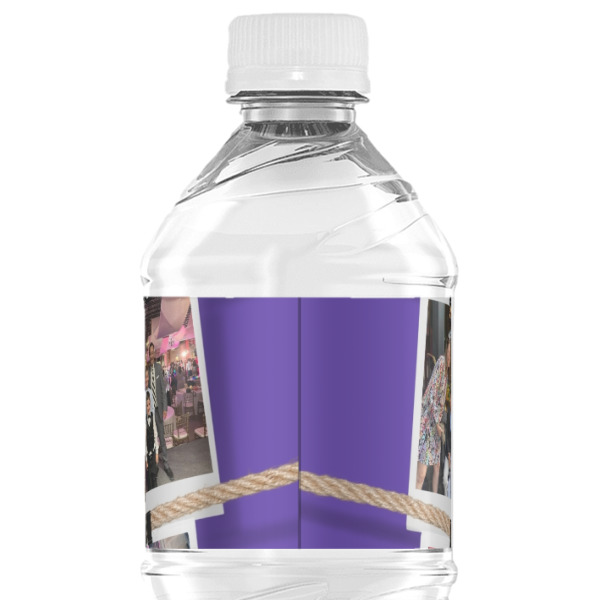 Custom Design - Water Bottle Label - Back View