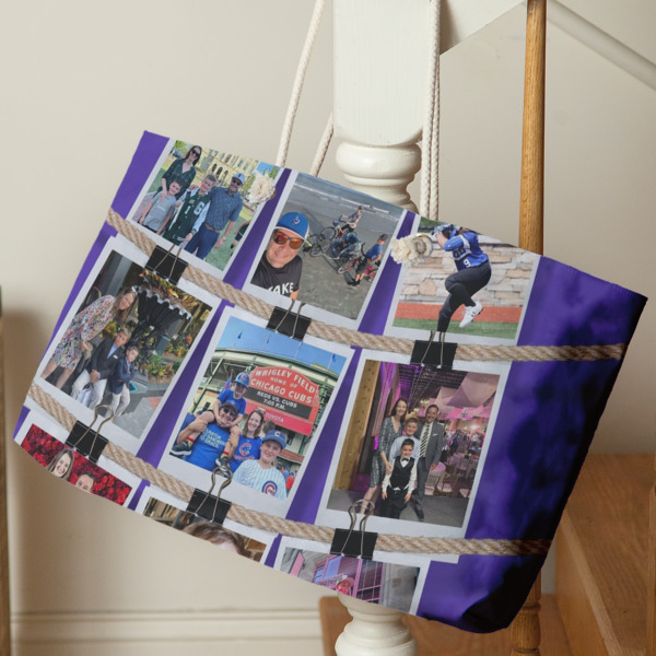 Custom Design - Large Rope Tote - Life Style