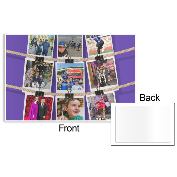 Custom Design - Disposable Paper Placemat - Front & Back