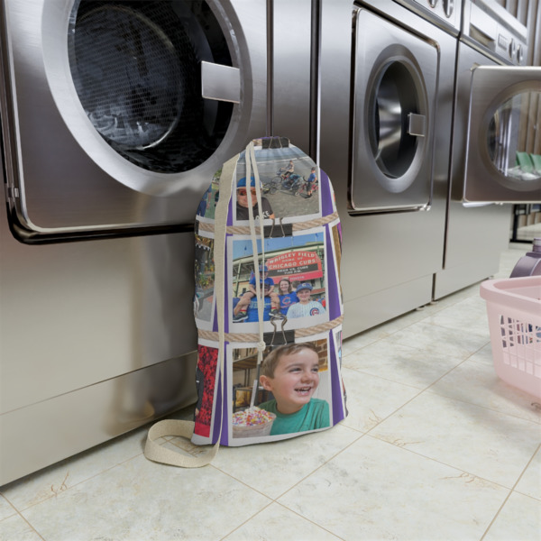 Custom Design - Small Landry Bag - In Context