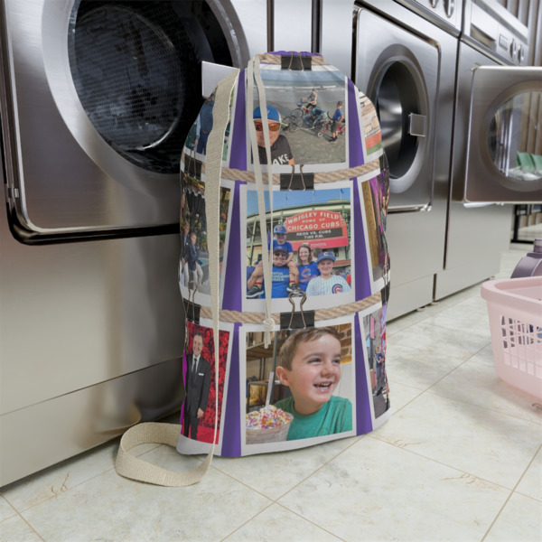 Custom Design - Large Laundry Bag - In Context