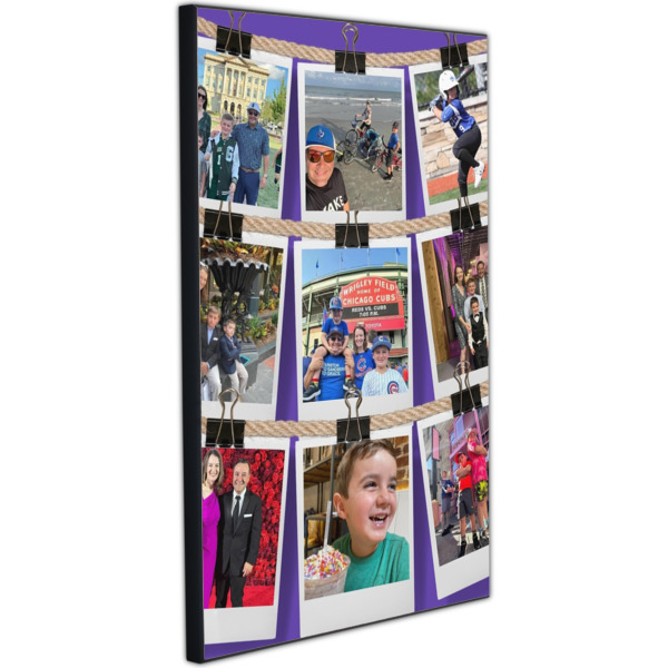 Custom Design - 20x30 Wood Print - Angle View