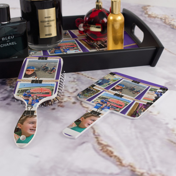 Custom Design - Hair Brush and Hand Mirror - Bathroom Scene