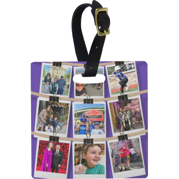 Custom Design - Personalized Square Luggage Tag