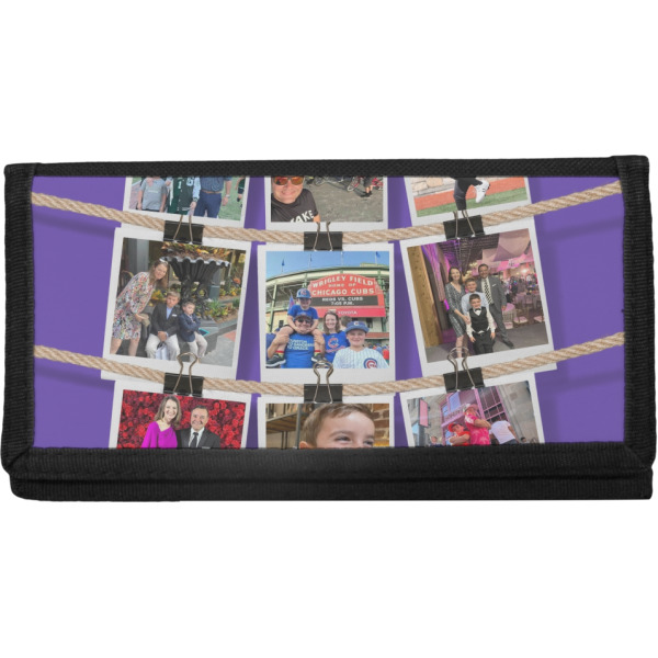 Custom Design Your Own Canvas Checkbook Cover