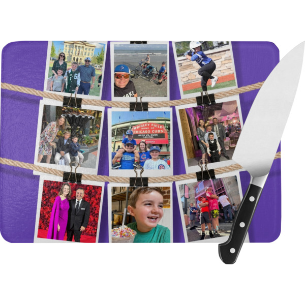 Custom Design Your Own Rectangular Glass Cutting Board