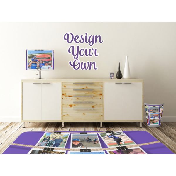 Custom Design - Wall Graphic Decal Wooden Desk