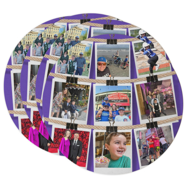 Custom Design Your Own Round Paper Coasters