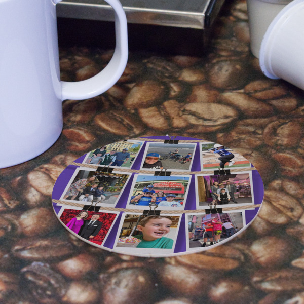 Custom Design - Round Paper Coaster - Front