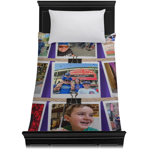 Custom Design - Duvet Cover - Twin - On Bed - No Prop