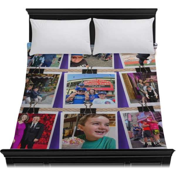 Custom Design - Duvet Cover - Queen - On Bed - No Prop