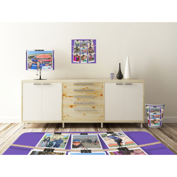 Custom Design - Square Wall Decal Wooden Desk