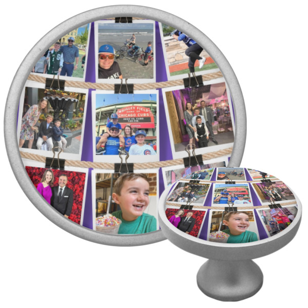 Custom Design - Cabinet Knob - Nickel - Multi Angle