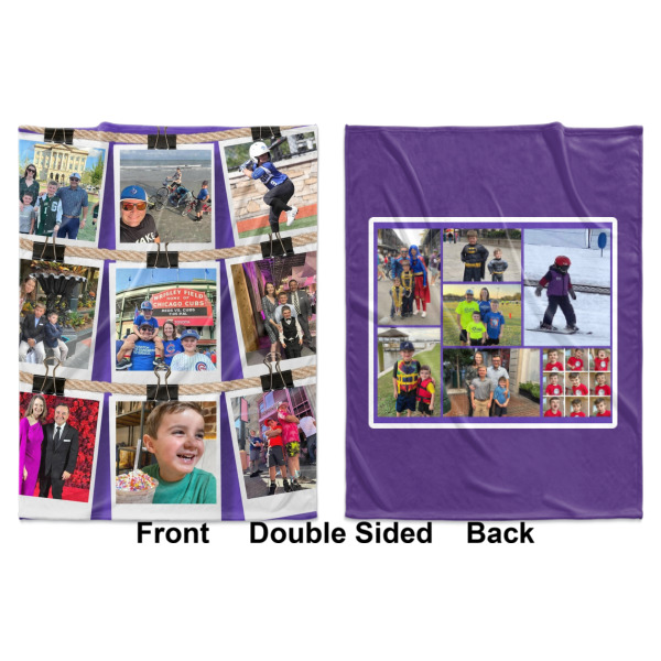 Custom Design - Baby Blanket (Double Sided - Printed Front and Back)