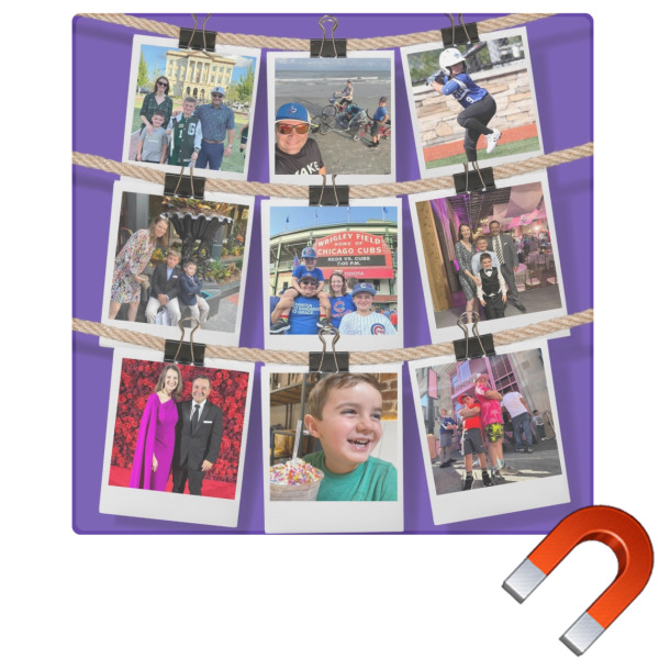 Custom Design Your Own Square Car Magnet - 6"