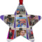 Design Your Own Metal Star Ornament - Double-Sided