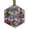 Design Your Own Flat Glass Ornament - Hexagon