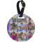 Design Your Own Plastic Luggage Tag - Round