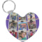 Design Your Own Heart Plastic Keychain