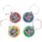 Design Your Own Wine Charms - Set of 4