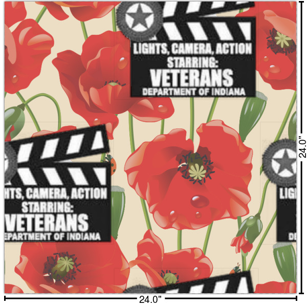 Custom Design Your Own Wallpaper & Surface Covering - Water Activated - 24" x 24" Sample