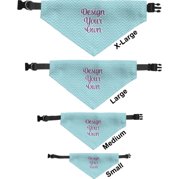 Custom Design - Pet Bandana Sizes