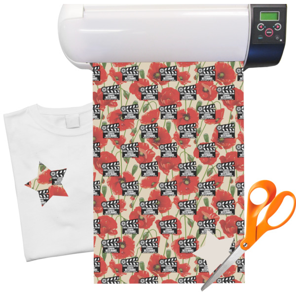 Custom Design Your Own Heat Transfer Vinyl Sheet - 12" x 18"