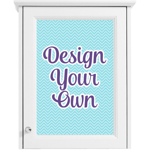 Custom Design - Single White Cabinet Decal