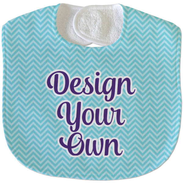 Custom Design - New Baby Bib - Closed and Folded