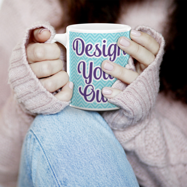 Custom Design - 11oz Coffee Mug - LIFESTYLE
