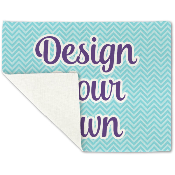 Custom Design - Linen Placemat - Folded Corner (single side)