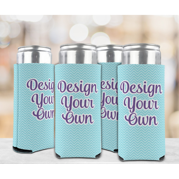 Custom Design - Can Cooler - Tall 12oz - Set of 4 - In Context