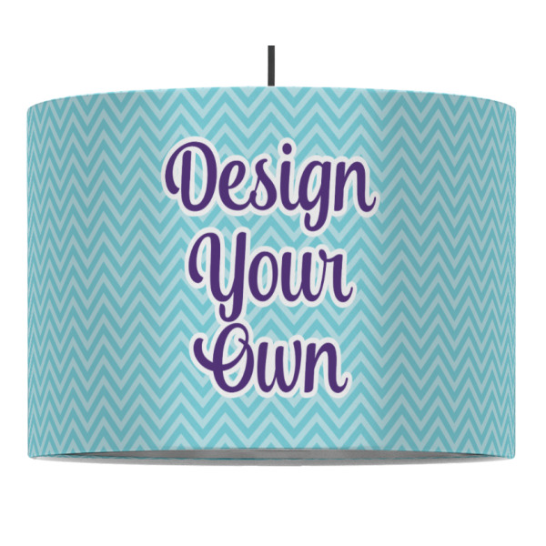 Custom Design - 16" Drum Lampshade - PENDANT (Fabric)