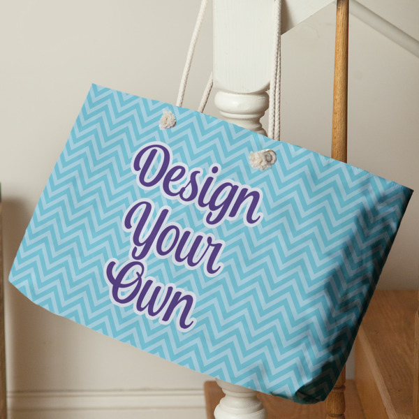 Custom Design - Large Rope Tote - Life Style