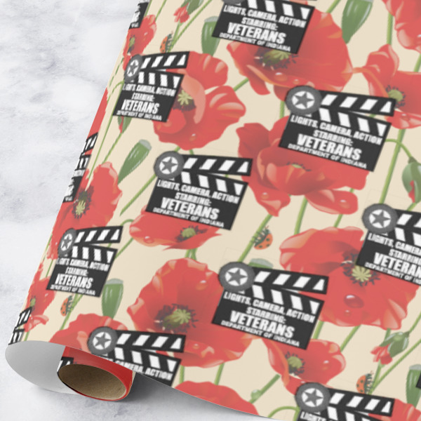 Custom Design Your Own Wrapping Paper Roll - Large - Satin