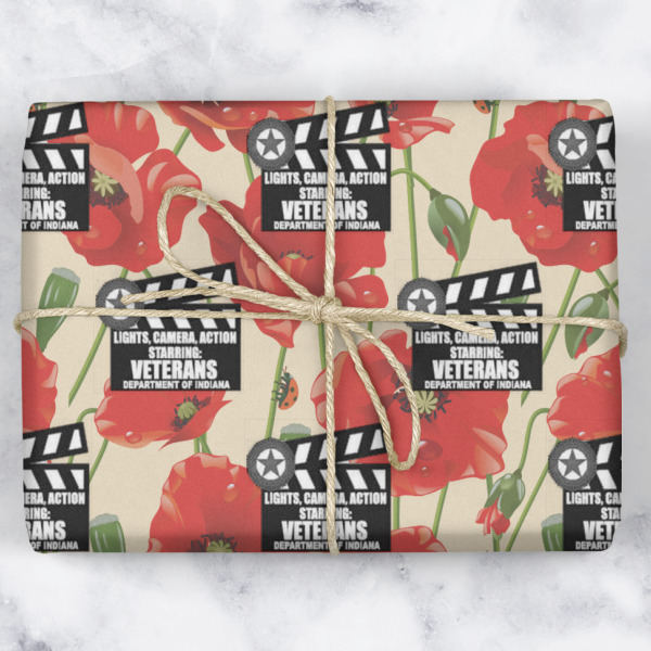 Custom Design - Wrapping Paper Roll - Matte - Wrapped Box